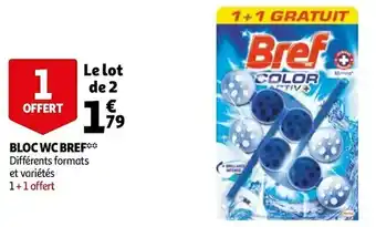 Auchan Bref bloc wc* offre