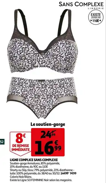 Auchan Sans complexe ligne complice offre