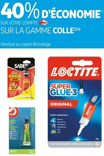 Loctite / sader bon plan sur la gamme colle