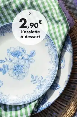 E.Leclerc Assiette dessert pisa en porcelaine offre