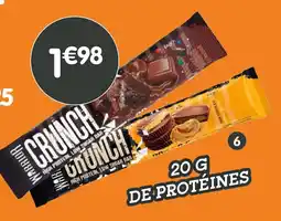 b&m Warrior Crunch barre protéinée offre