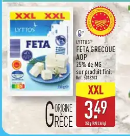 ALDI LYTTOS Feta grecque aop offre