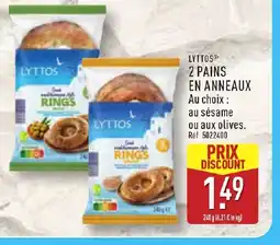 ALDI LYTTOS 2 Pains en anneaux offre