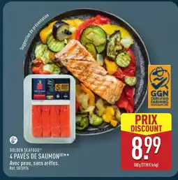 ALDI GOLDEN SEAFOOD 4 pavés de saumon offre
