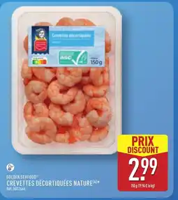 ALDI GOLDEN SEAFOOD Crevettes décortiquées nature offre