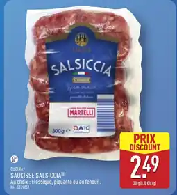 ALDI CUCINA Saucisse salsiccia offre