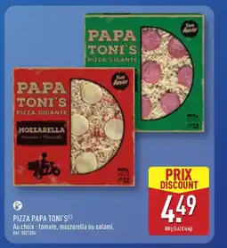 ALDI Pizza papa toni's offre