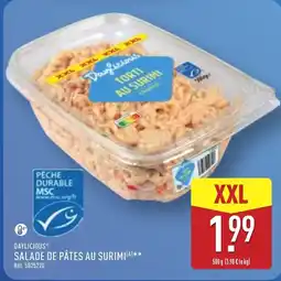 ALDI DAYLICIOUS Salade de pâtes au surimi offre