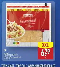 ALDI MILSANI Emmental rapé offre