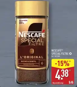 ALDI NESCAFÉ Spécial filtre offre