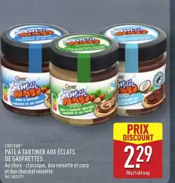 ALDI CHOCEUR Pâte à tartiner aux éclats de gaufrettes offre