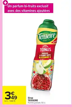 Carrefour TEISSEIRE Sirop offre