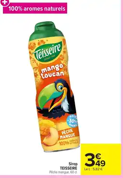 Carrefour TEISSEIRE Sirop offre