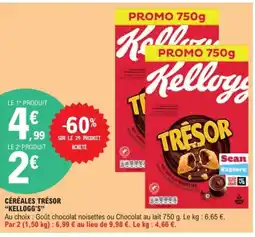 E.Leclerc KELLOGG'S Céréales trésor offre