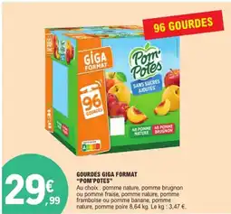 E.Leclerc POM'POTES Gourdes giga format offre