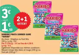 E.Leclerc HARIBO Bonbons pinata summer game offre