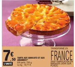 E.Leclerc Tarte aux abricots et aux offre