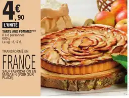 E.Leclerc Tarte aux pommes offre