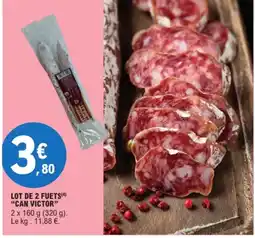 E.Leclerc CAN VICTOR Lot de 2 fuets offre