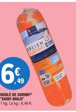 E.Leclerc SAINT-MALO Roulé de surimi offre