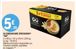 E.Leclerc GÜ Le cheesecake speculoos offre