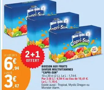 CAPRI-SUN Boisson aux fruits saveur multivitamines