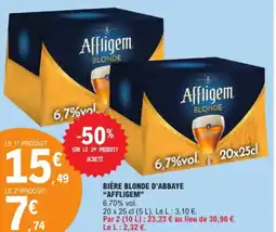 E.Leclerc AFFLIGEM Bière blonde d'abbaye offre