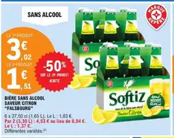 E.Leclerc FALSBOURG Bière sans alcool sans alcool offre