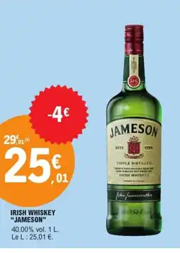 E.Leclerc JAMESON Irish whiskey offre