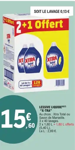 E.Leclerc XTRA Lessive liquide offre