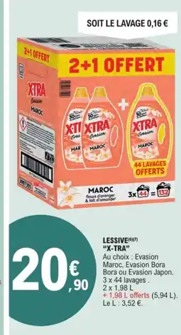 E.Leclerc X-TRA Lessive offre