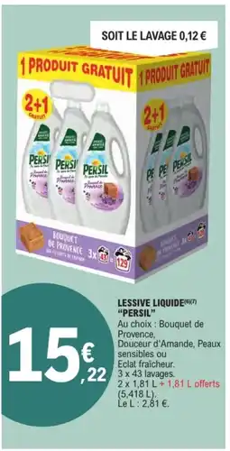E.Leclerc PERSIL Lessive liquide offre