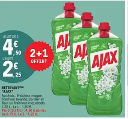 E.Leclerc AJAX Nettoyant offre