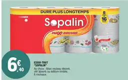 E.Leclerc SOPALIN Essui-tout offre