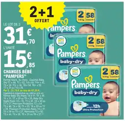 E.Leclerc PAMPERS Changes bébé offre