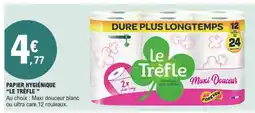 E.Leclerc LE TRÈFLE Papier hygiénique offre