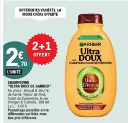 E.Leclerc ULTRA DOUX DE GARNIER Shampooing offre
