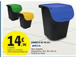 E.Leclerc EDA Poubelle de tri offre
