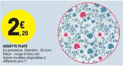 E.Leclerc Assiette plate offre