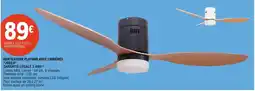 E.Leclerc JOCCA Ventilateur plafond avec lumières offre
