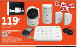 E.Leclerc DAEWOO Pack alarme complet vigilia wifi offre
