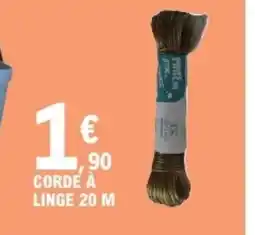 E.Leclerc Corde à linge 20 m offre