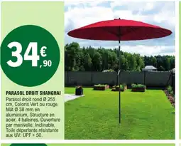 E.Leclerc Parasol droit shanghai offre