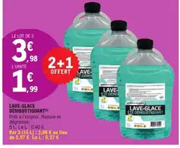 E.Leclerc LAVE-GLACE DÉMOUSTIQUANT offre