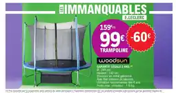 E.Leclerc WOODSUN Trampoline offre