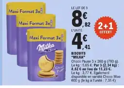 E.Leclerc Express MILKA Biscuits offre