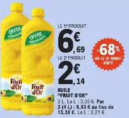 E.Leclerc Express FRUIT D'OR Huile offre