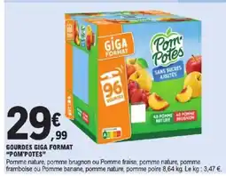 E.Leclerc Express POM'POTES Gourdes giga format offre
