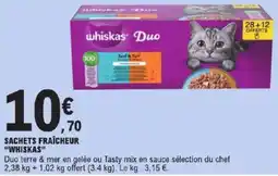 E.Leclerc Express WHISKAS Sachets fraîcheur offre