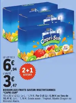 E.Leclerc Express CAPRI-SUN Boisson aux fruits saveur multivitamines offre